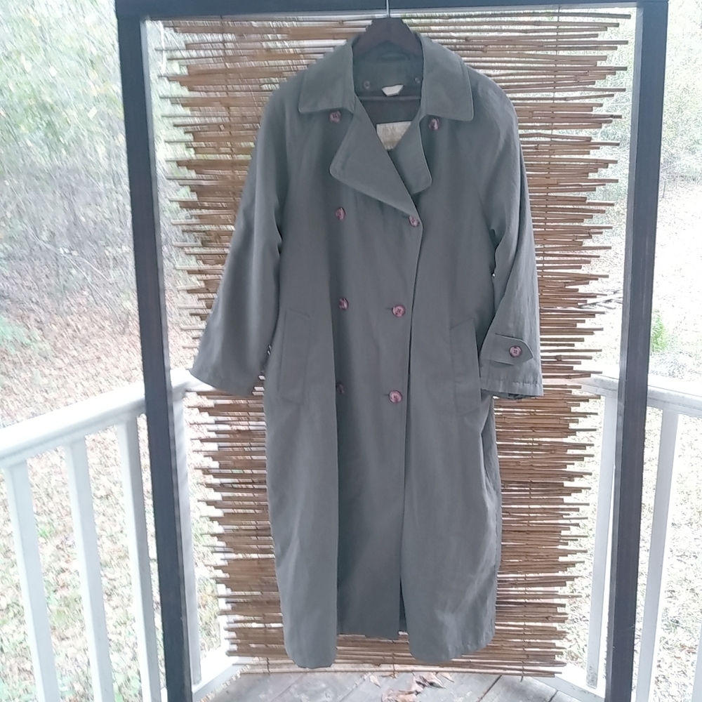 New York Harbor 12 Gray Trench Coat